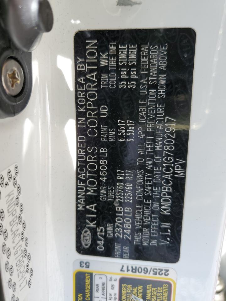 2016 KIA SPORTAGE