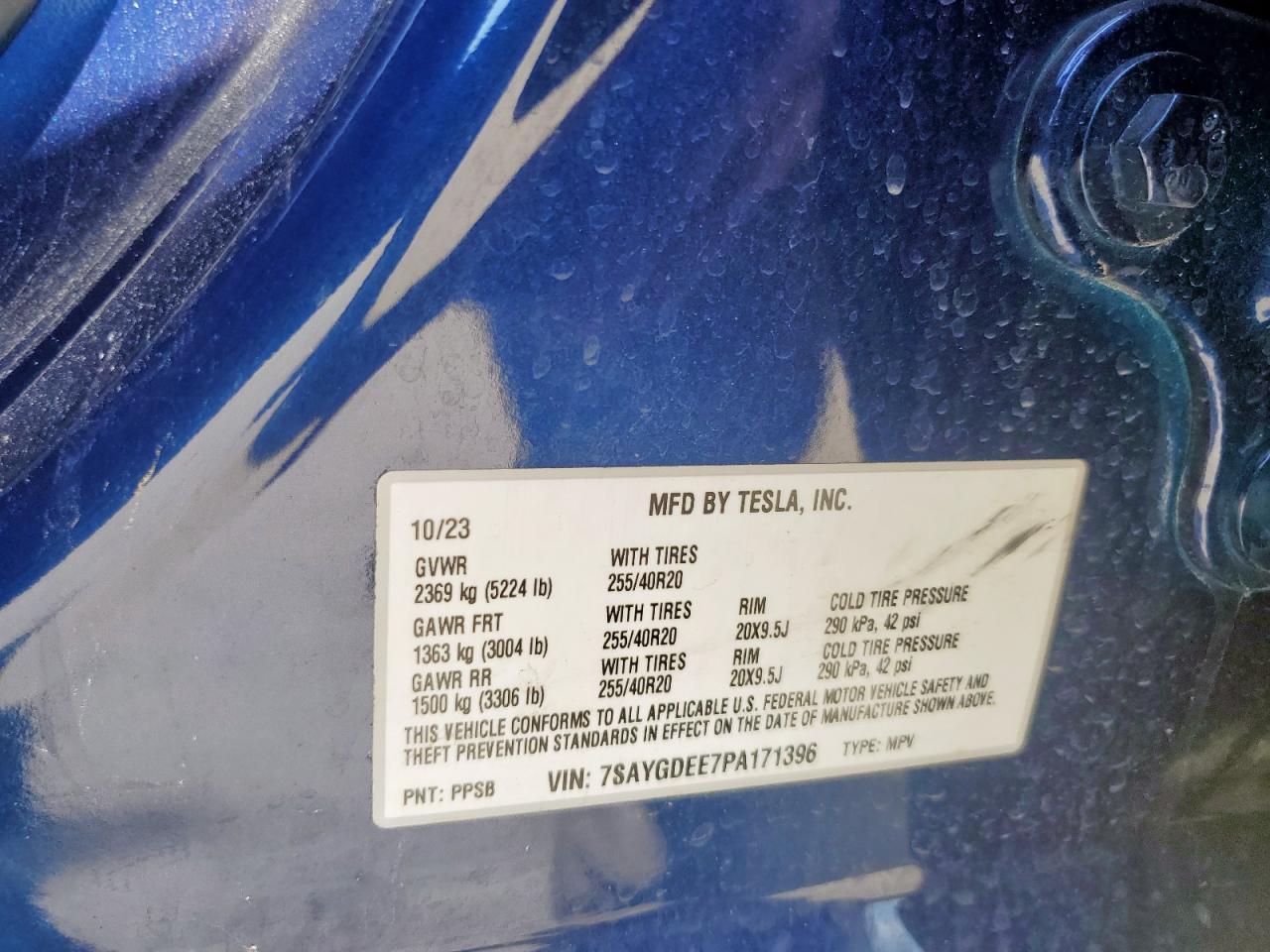 2023 TESLA MODEL Y