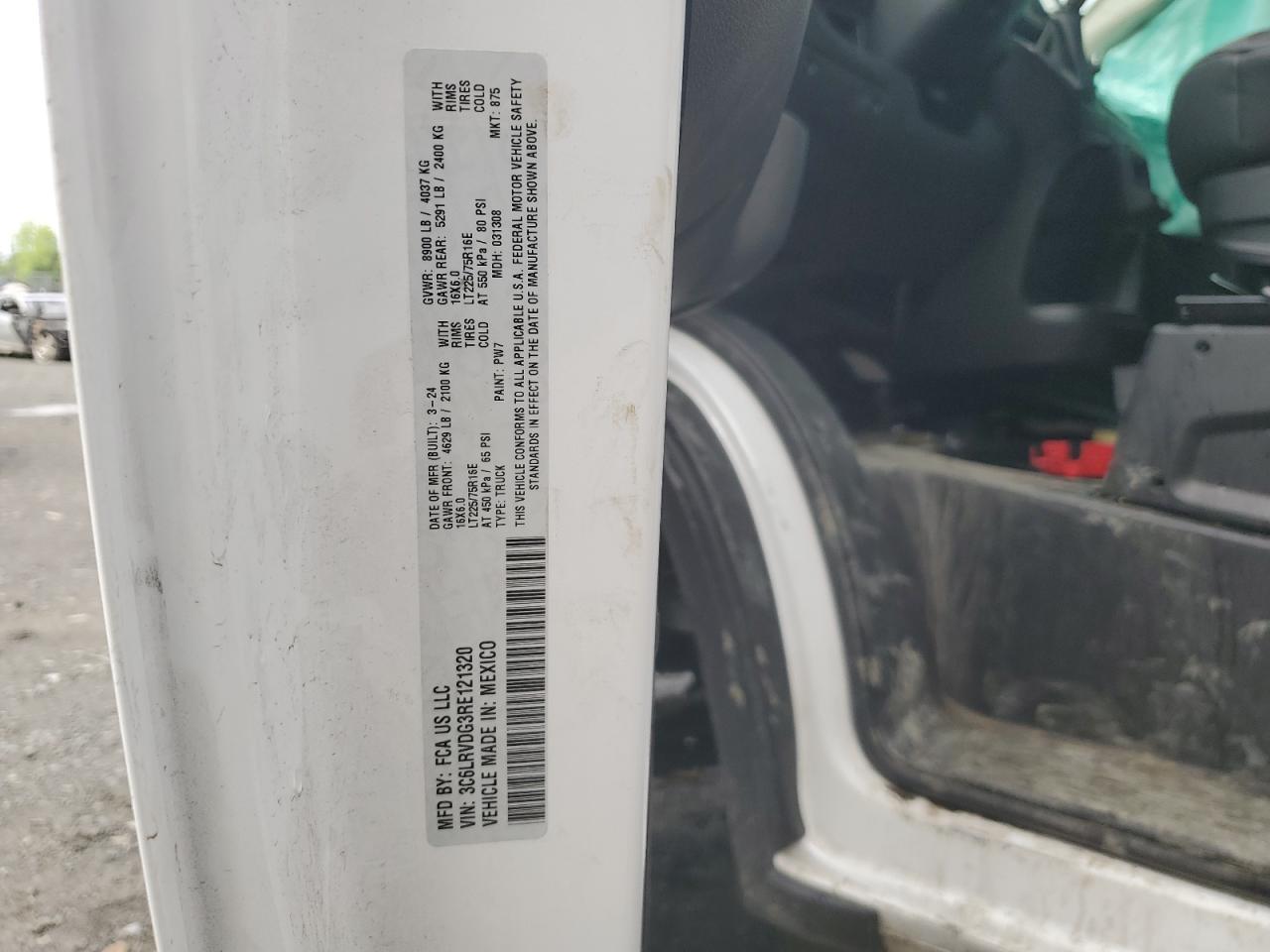 2024 RAM ProMaster 2500