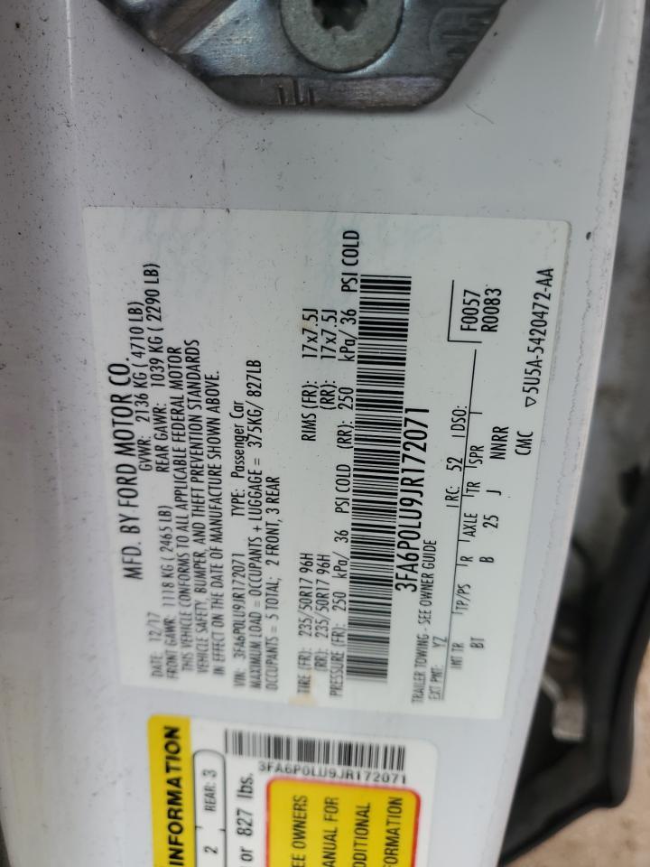 2018 FORD FUSION