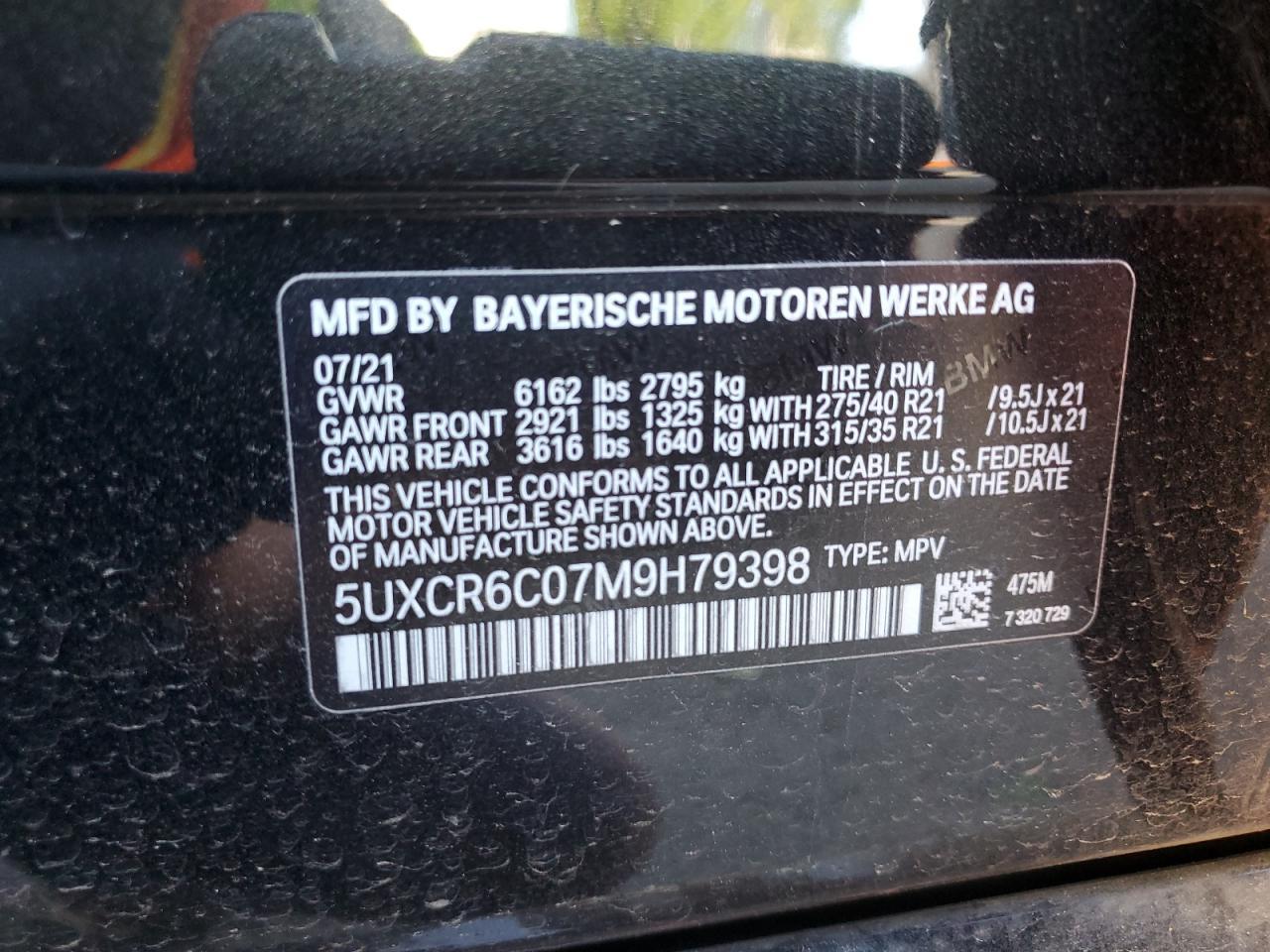 2021 BMW X5