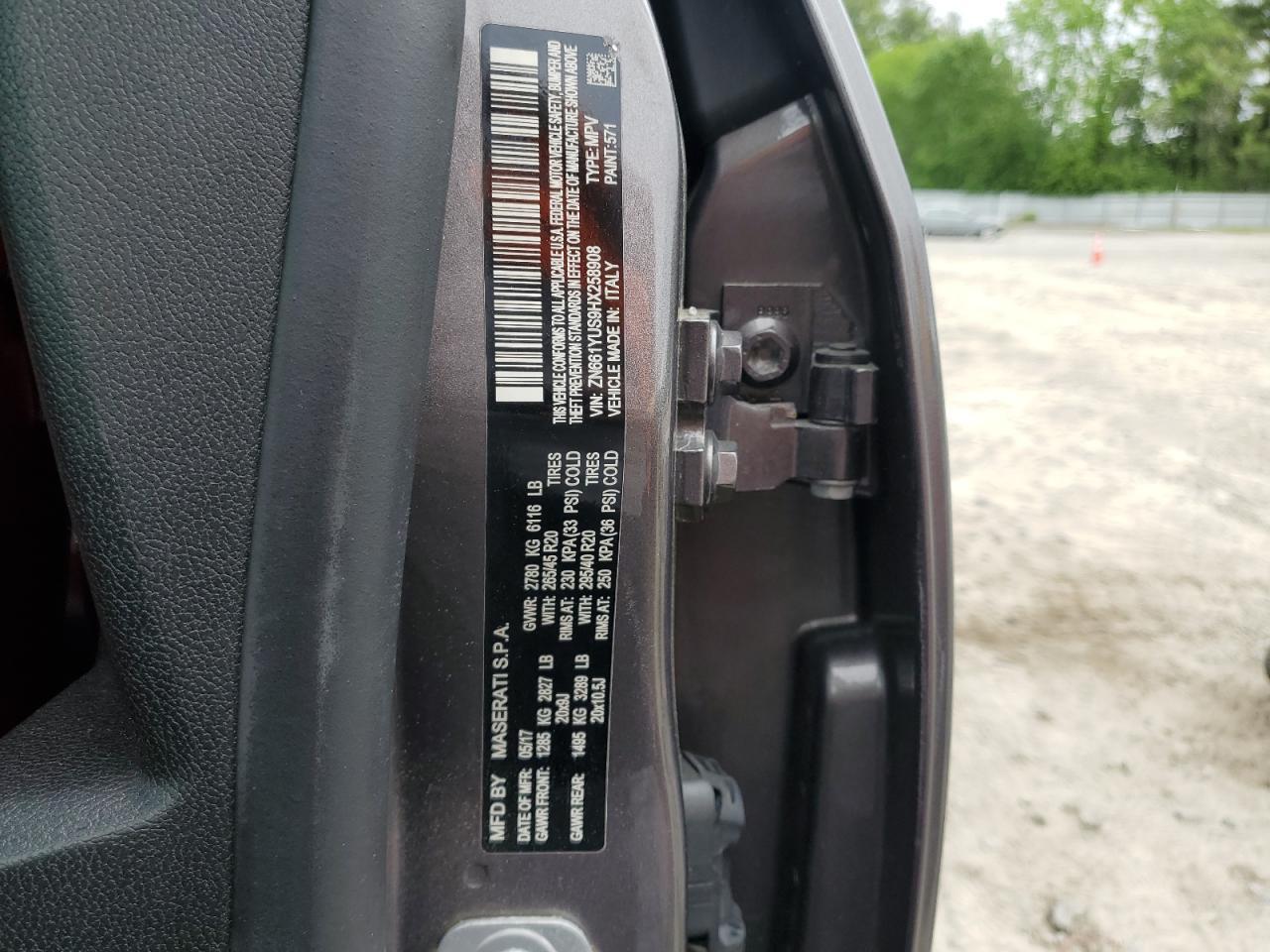 2017 MASERATI Levante