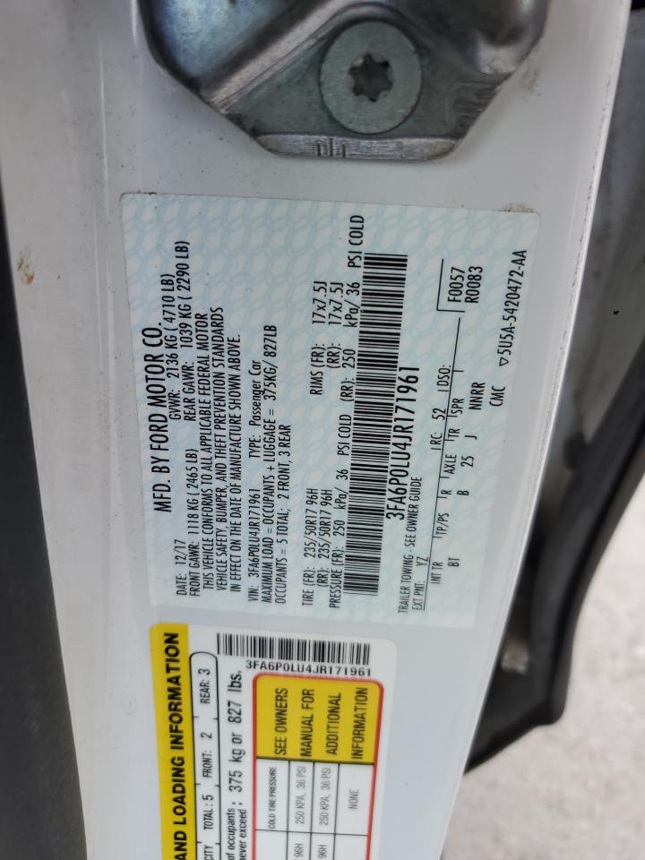 2018 FORD FUSION
