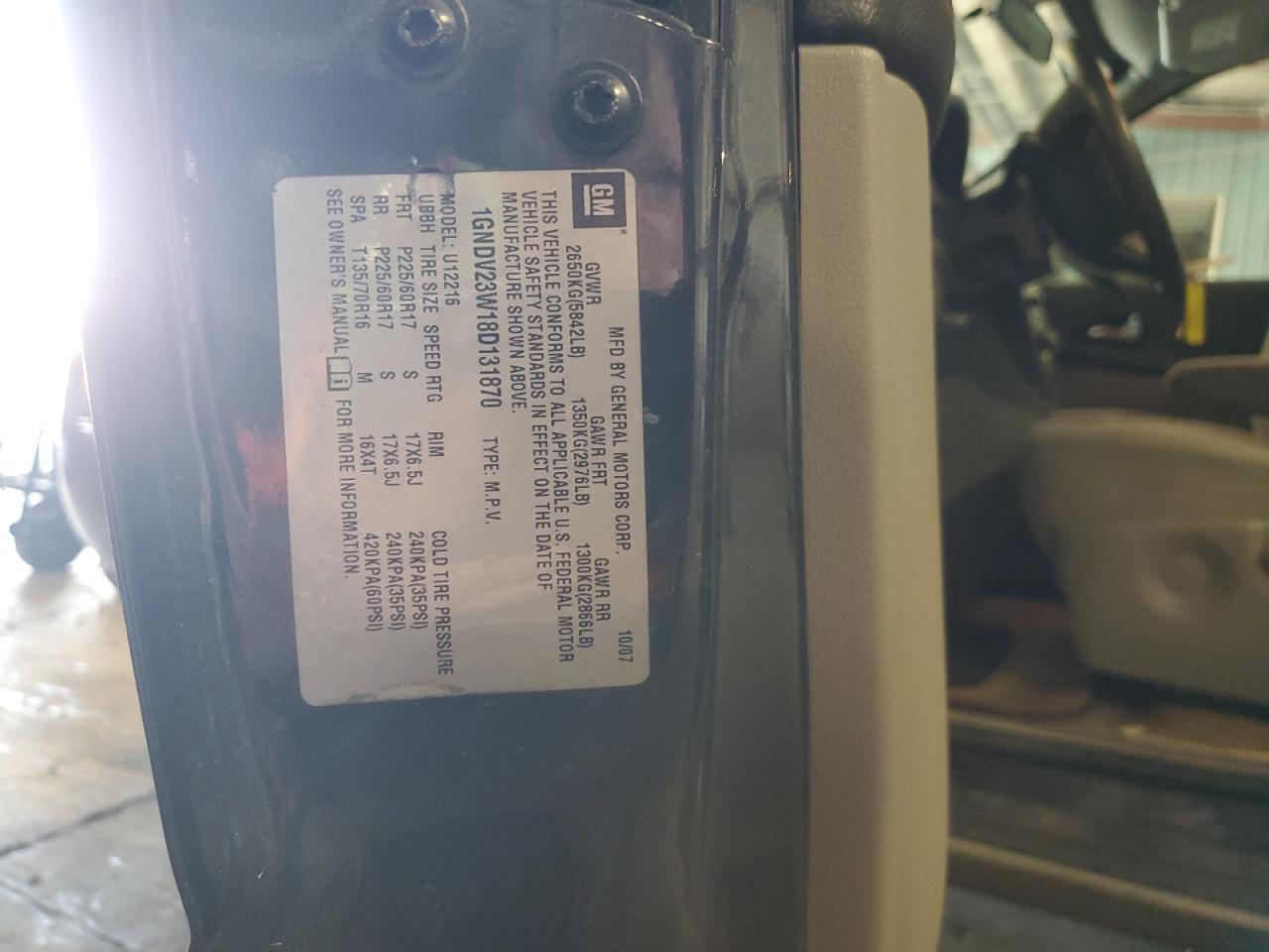 2008 CHEVROLET Uplander