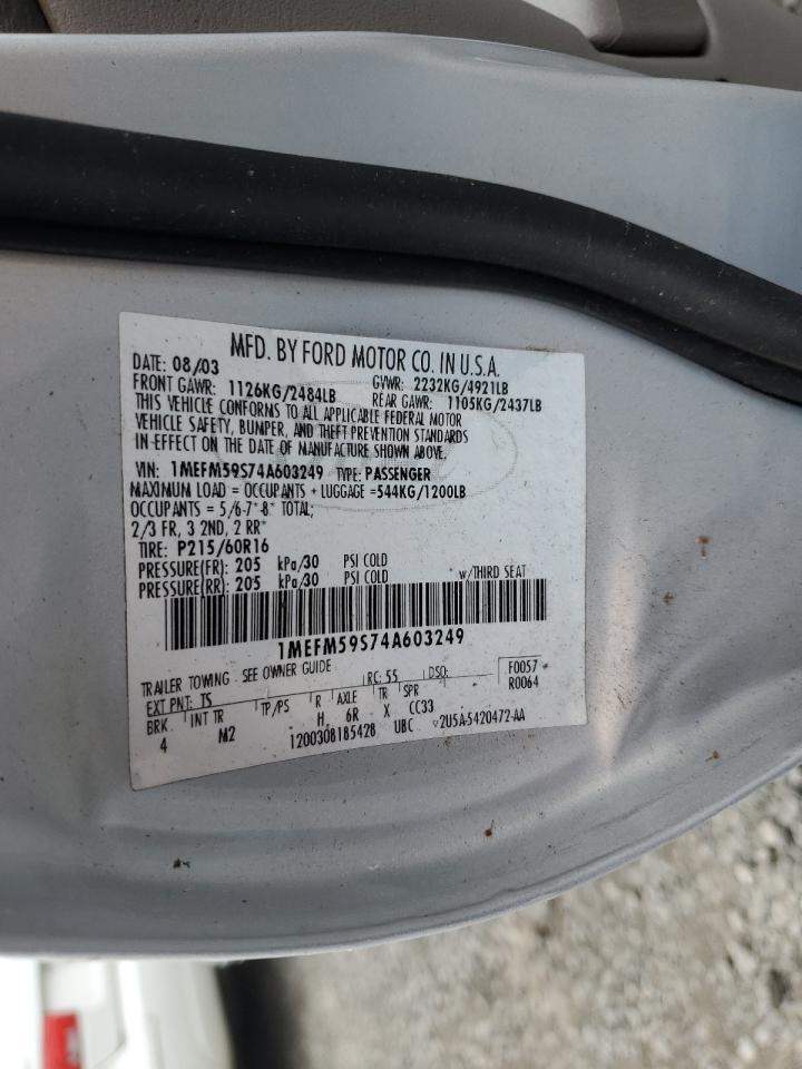 2004 MERCURY Sable