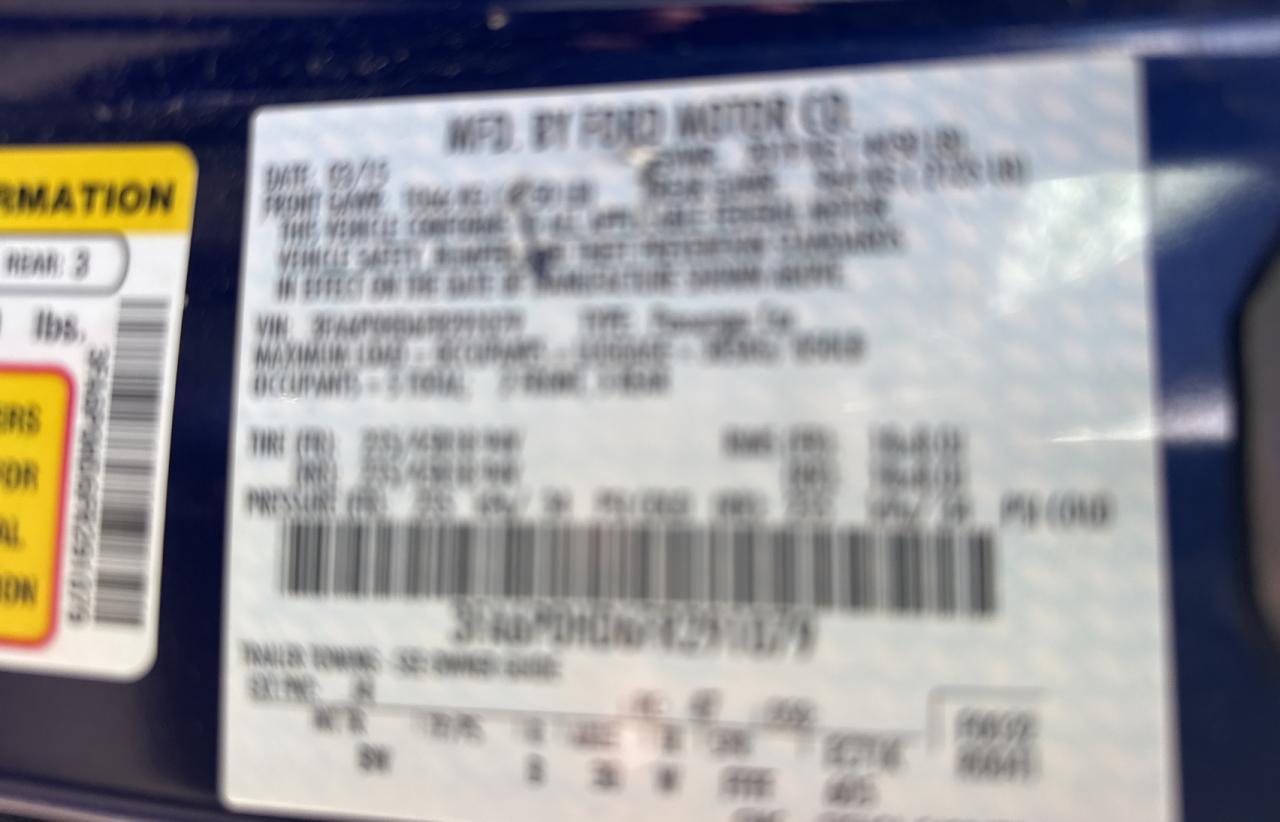 2015 FORD FUSION