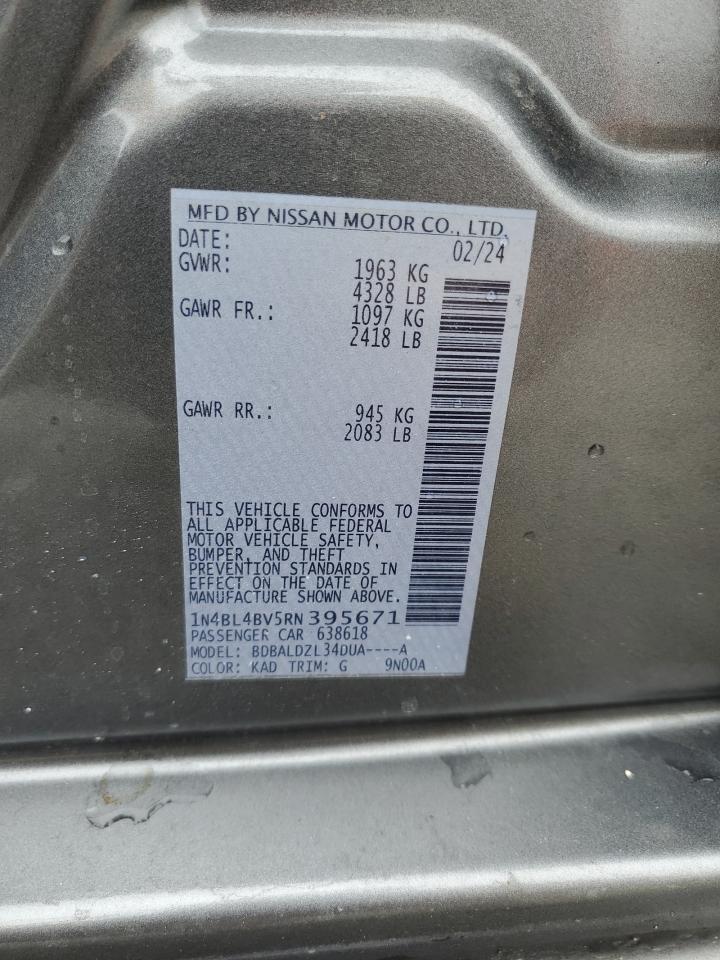 2024 NISSAN ALTIMA