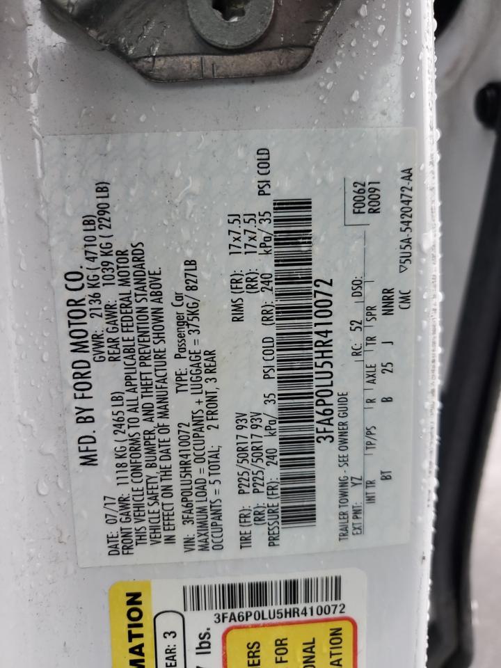 2017 FORD FUSION