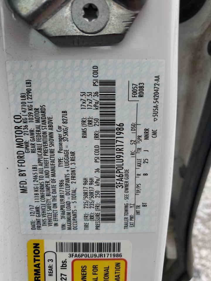 2018 FORD FUSION