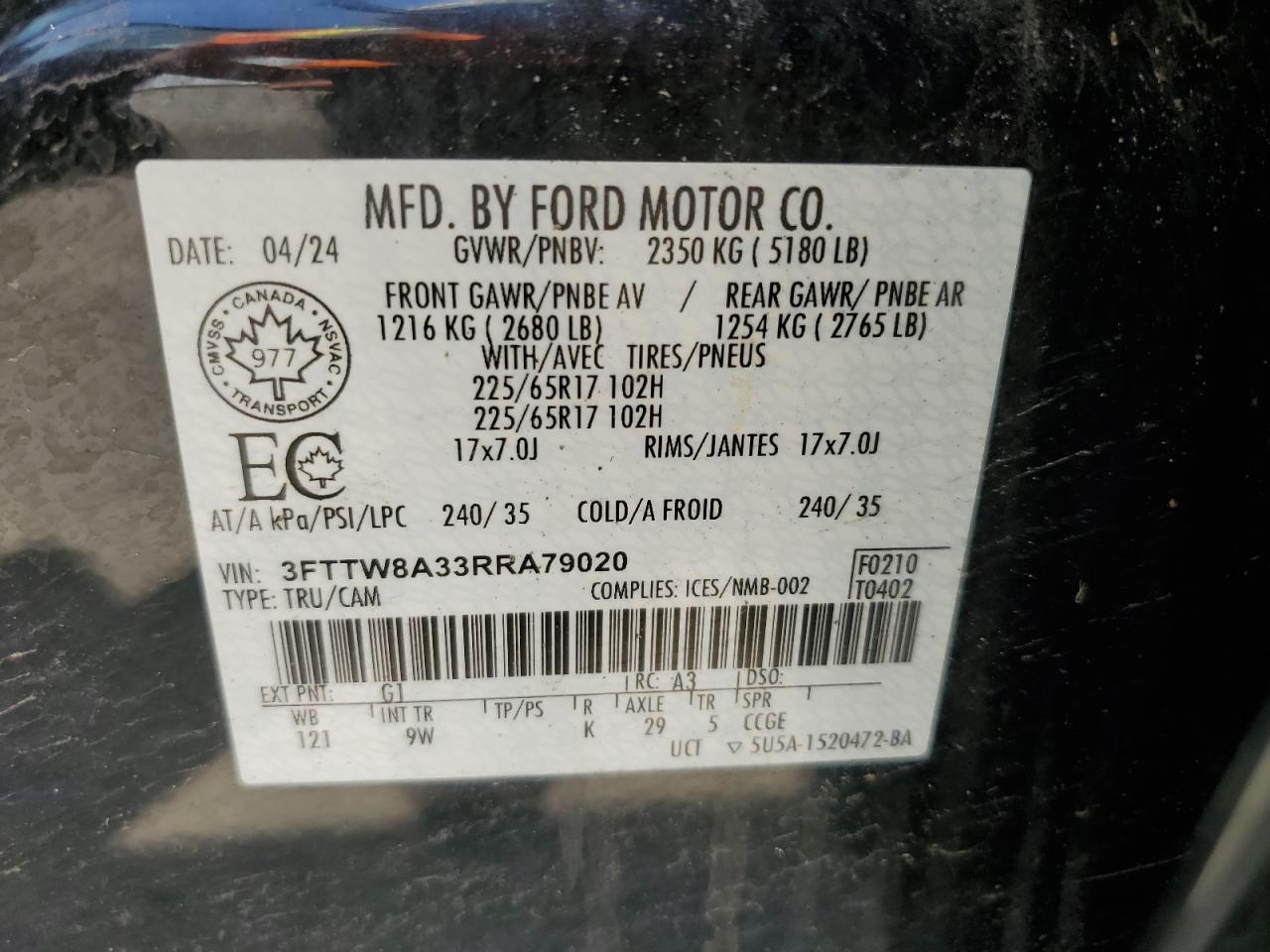 2024 FORD Maverick