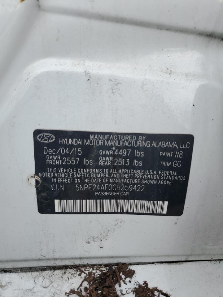 2016 HYUNDAI SONATA