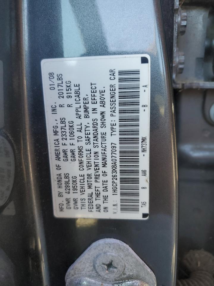 2008 HONDA ACCORD