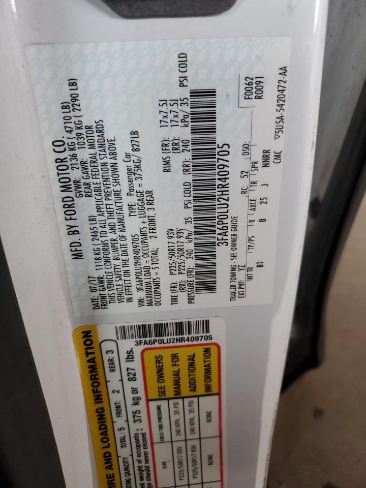 2017 FORD FUSION