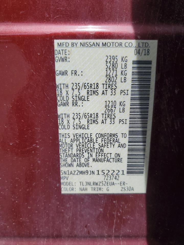 2018 NISSAN MURANO