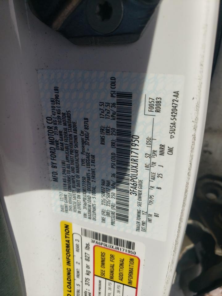 2018 FORD FUSION