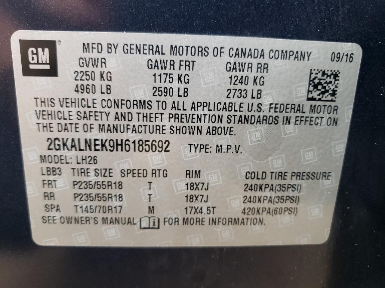 2017 GMC Terrain