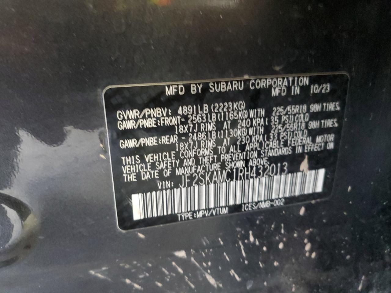 2024 SUBARU FORESTER