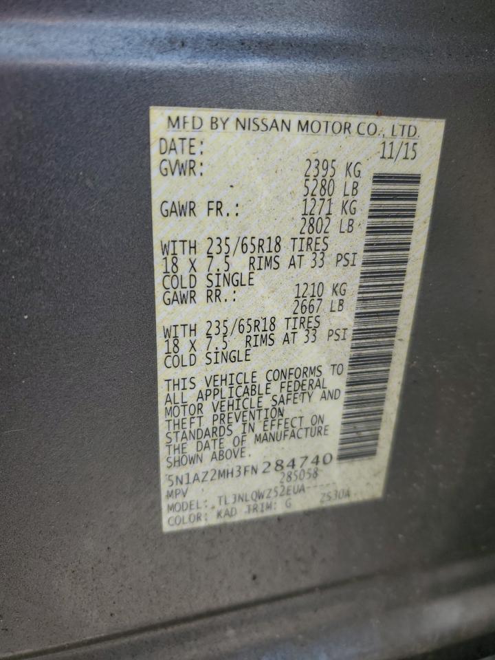 2015 NISSAN MURANO