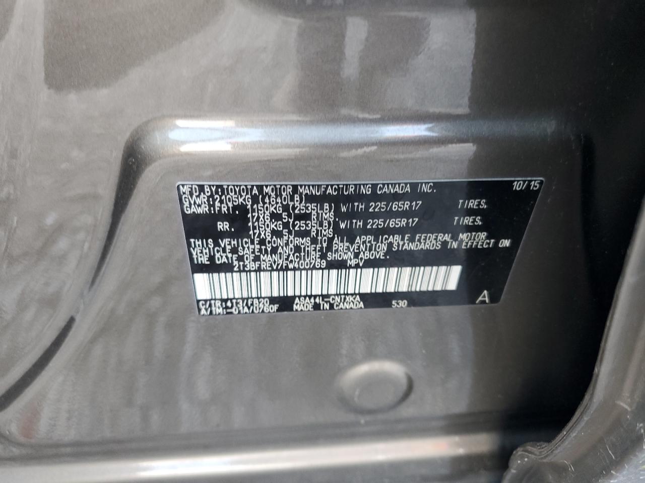 2015 TOYOTA RAV4