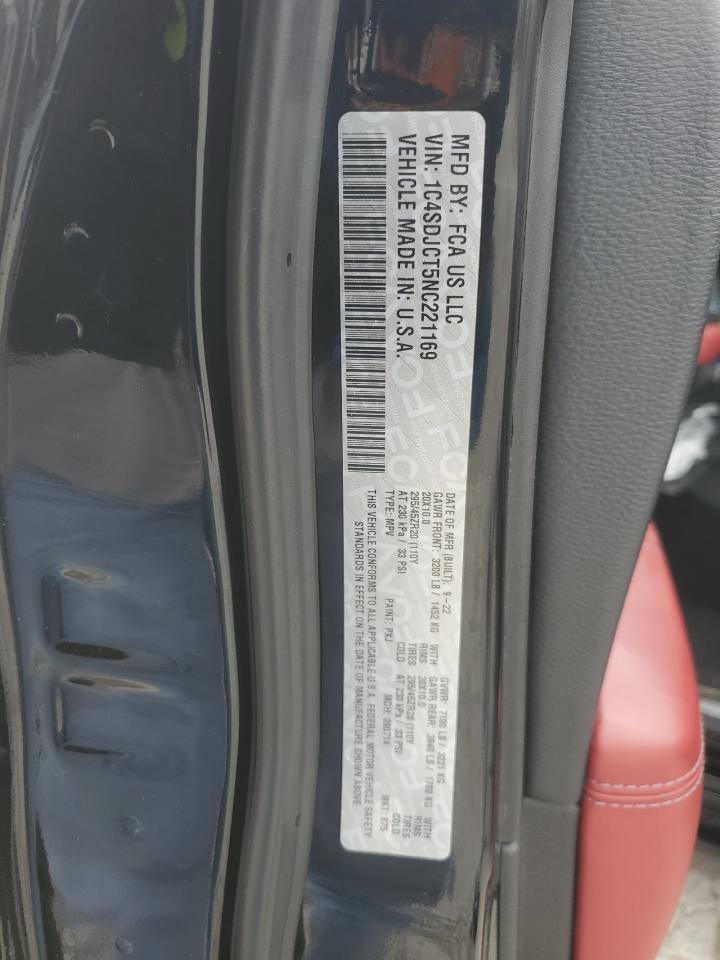 2022 DODGE DURANGO