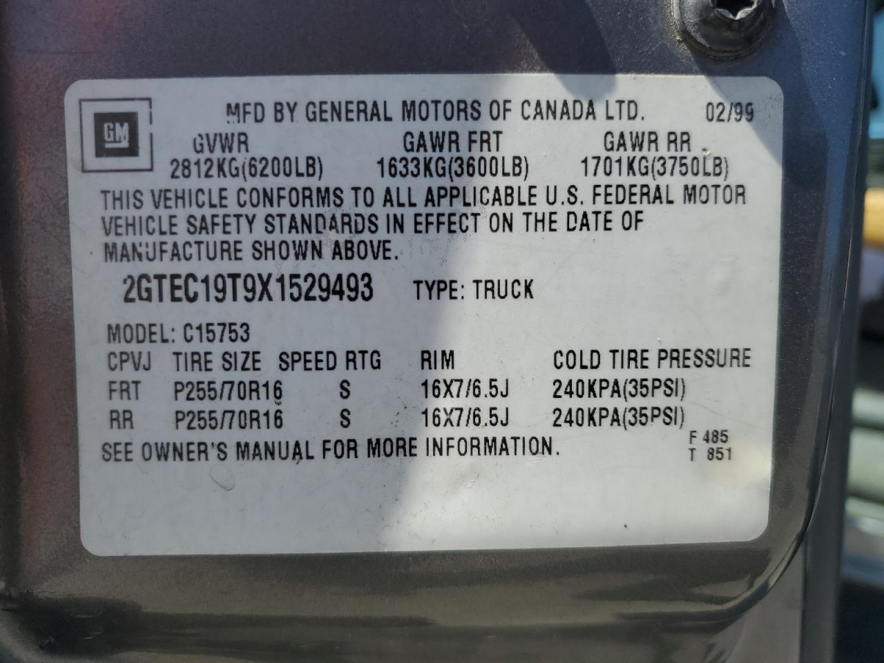 1999 GMC Sierra