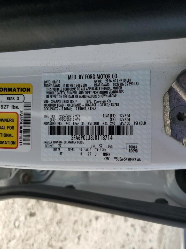2018 FORD FUSION