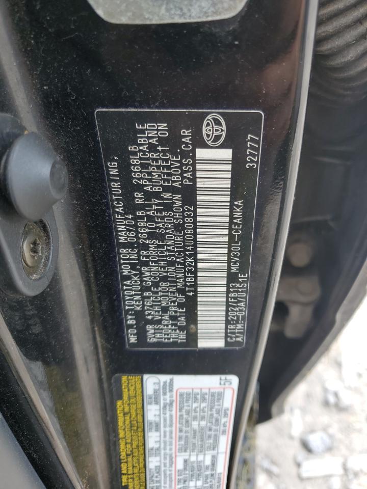 2004 TOYOTA CAMRY