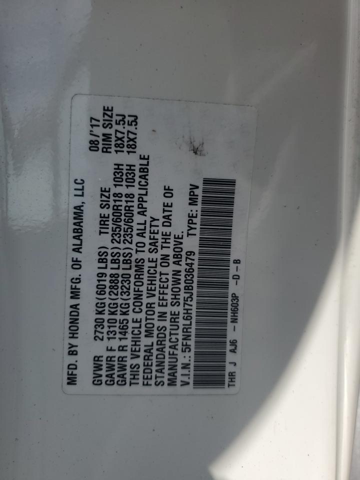 2018 HONDA ODYSSEY