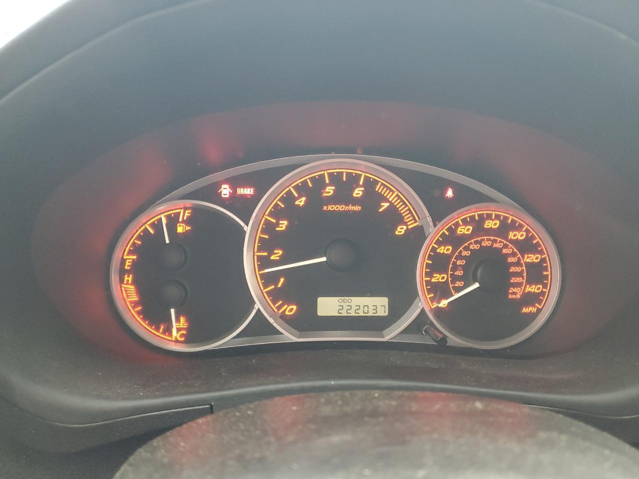 2009 SUBARU WRX