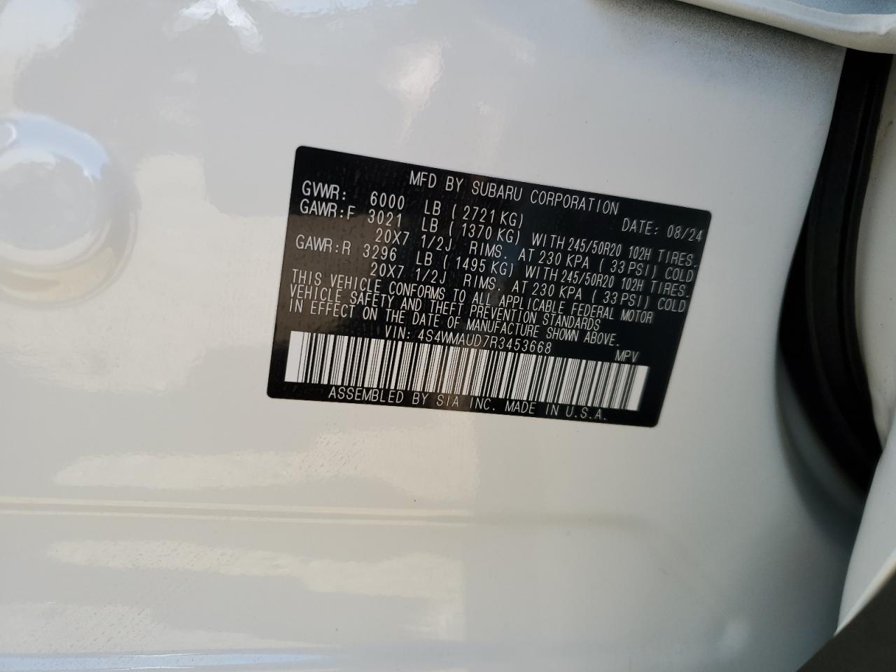 2024 SUBARU Ascent