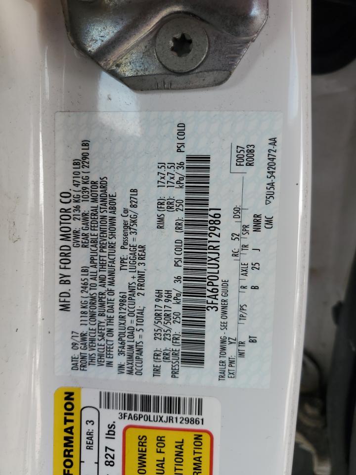 2018 FORD FUSION