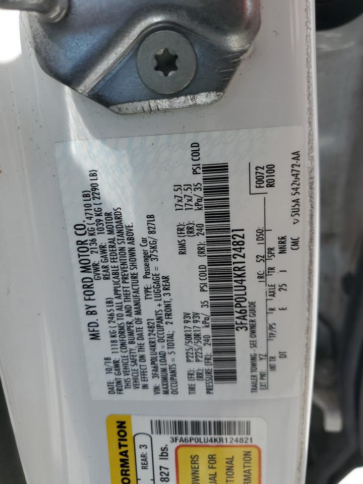 2019 FORD FUSION