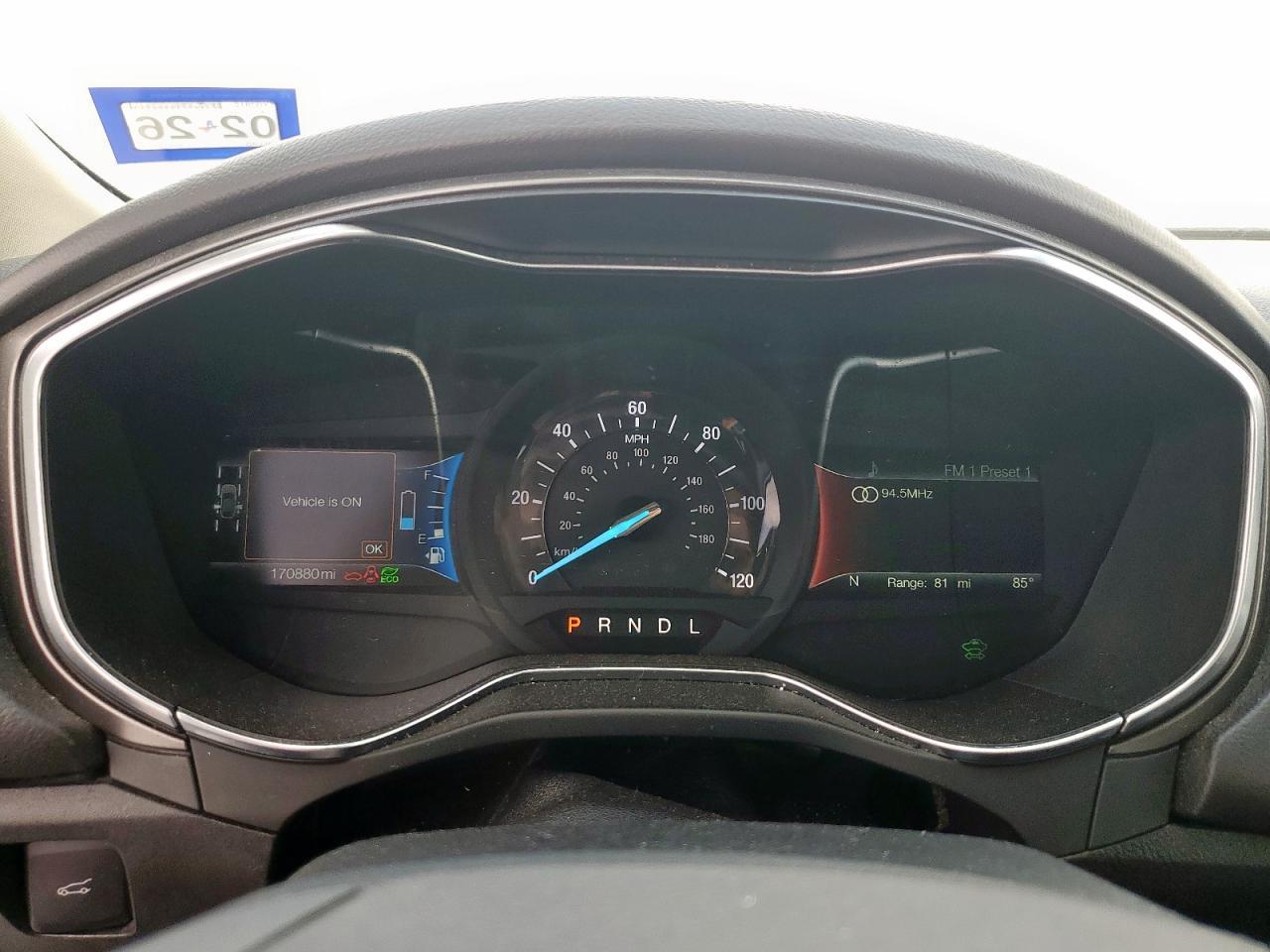 2017 FORD FUSION