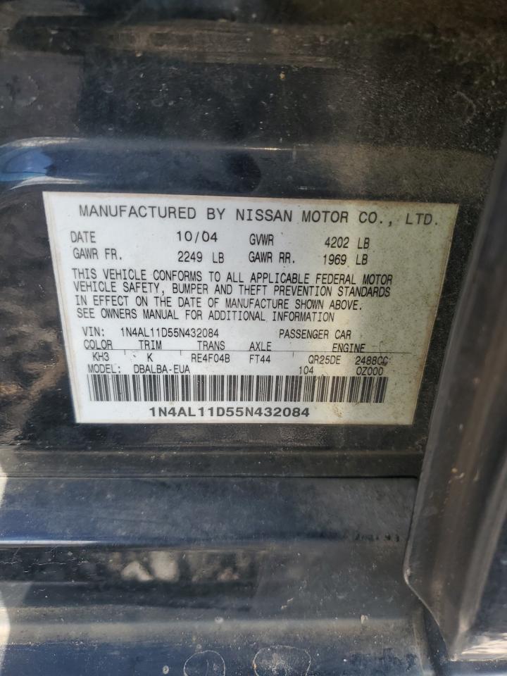 2005 NISSAN ALTIMA
