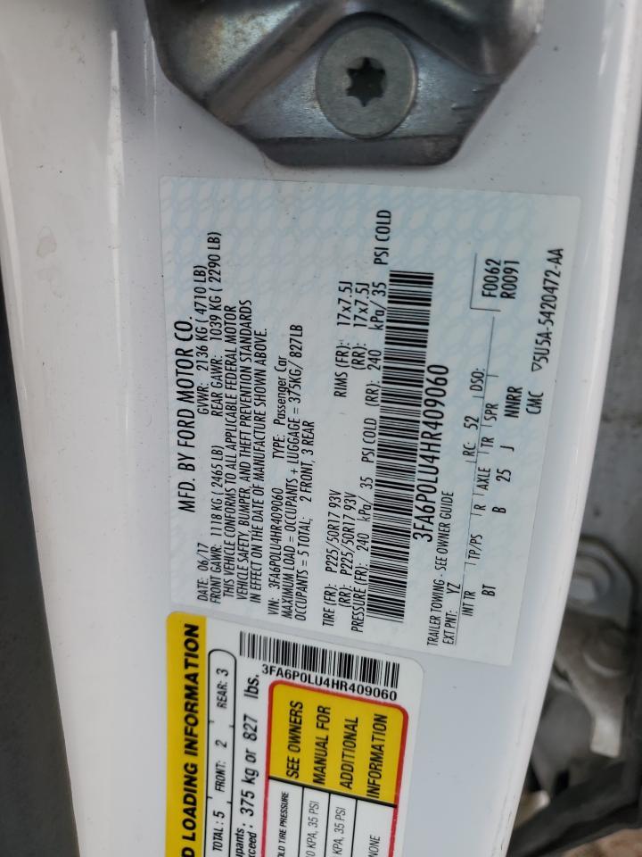 2017 FORD FUSION