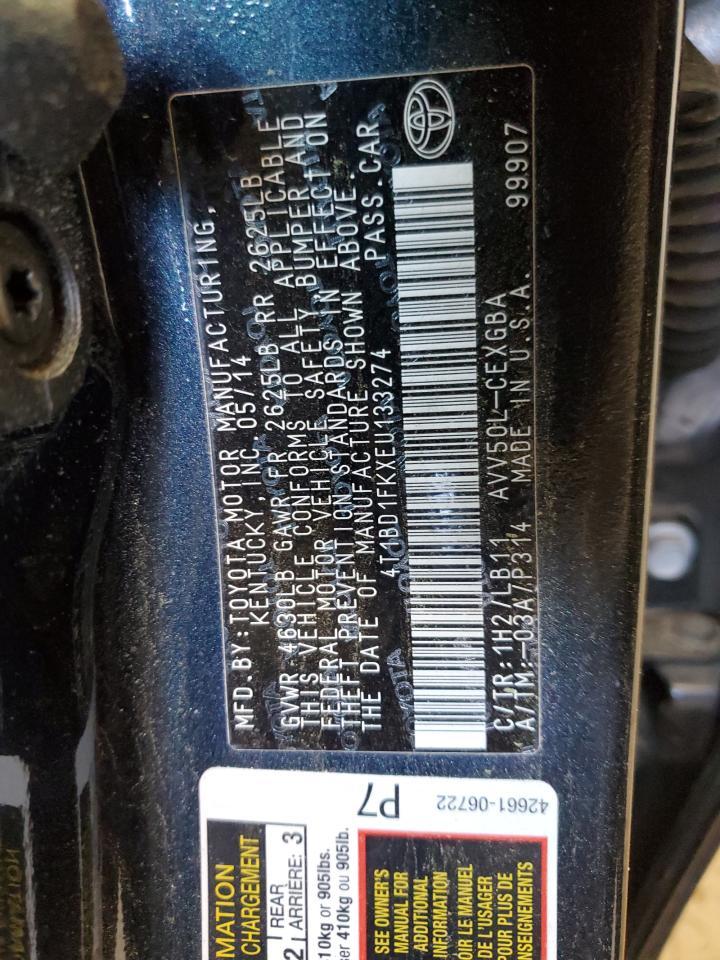 2014 TOYOTA CAMRY