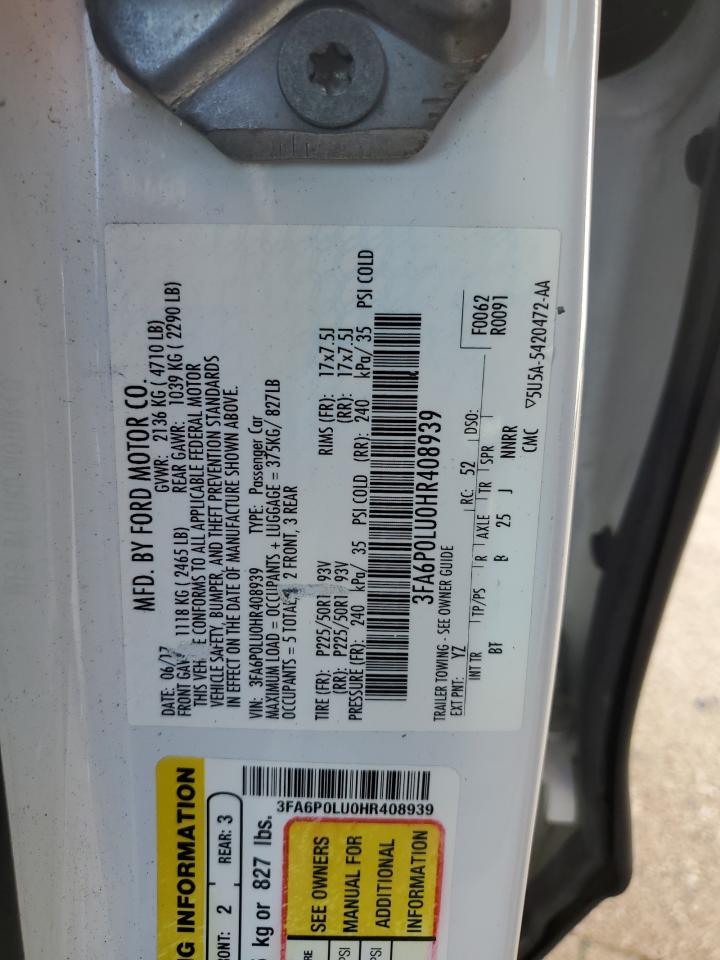 2017 FORD FUSION