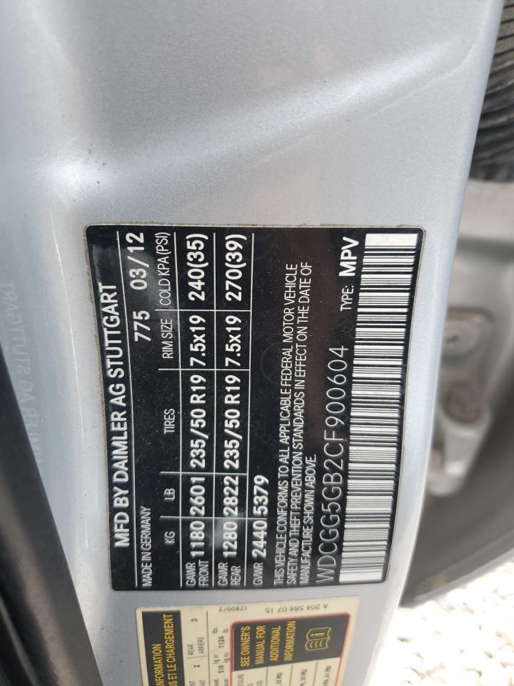 2012 MERCEDES-BENZ GLK-Class