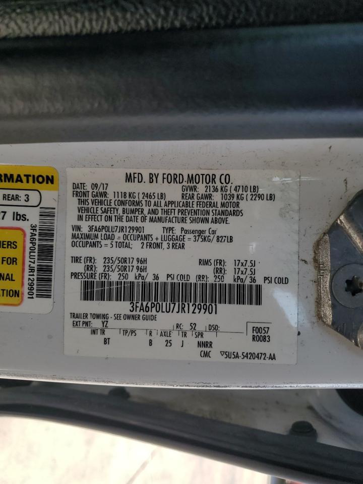 2018 FORD FUSION