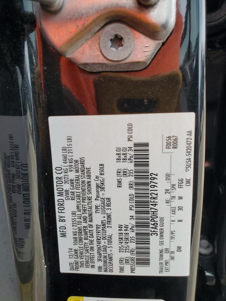 2015 FORD FUSION