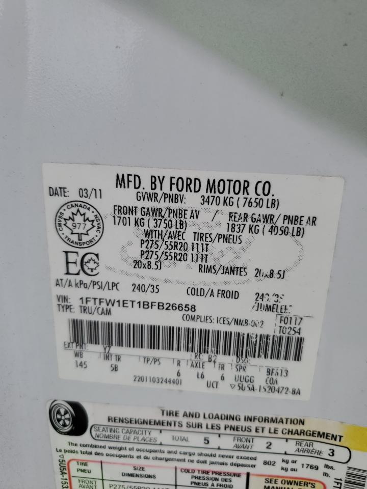2011 FORD F-150