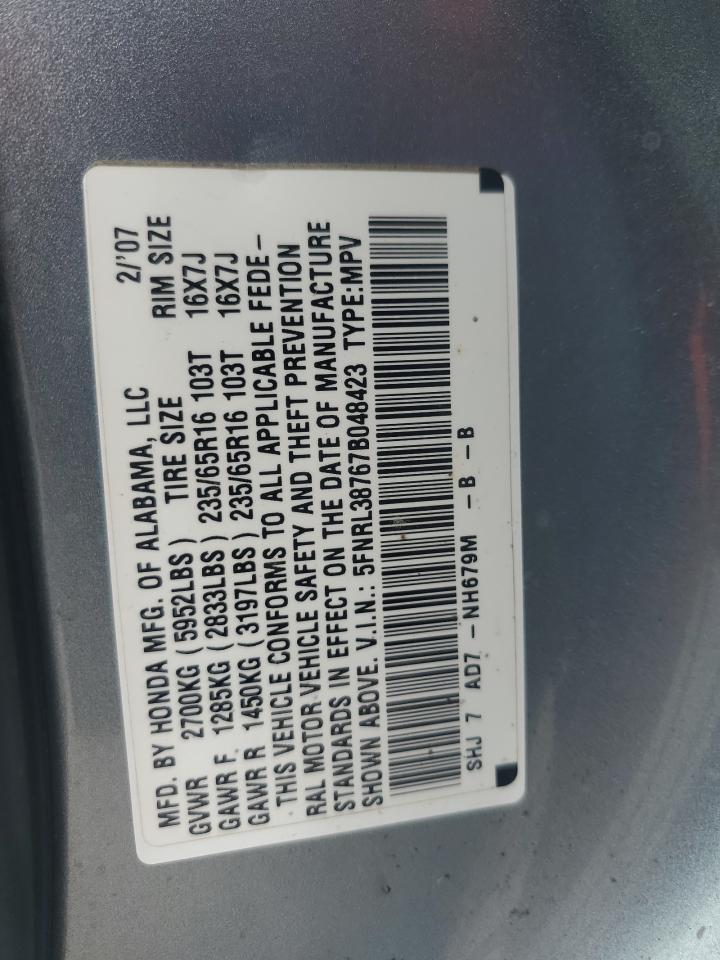 2007 HONDA ODYSSEY