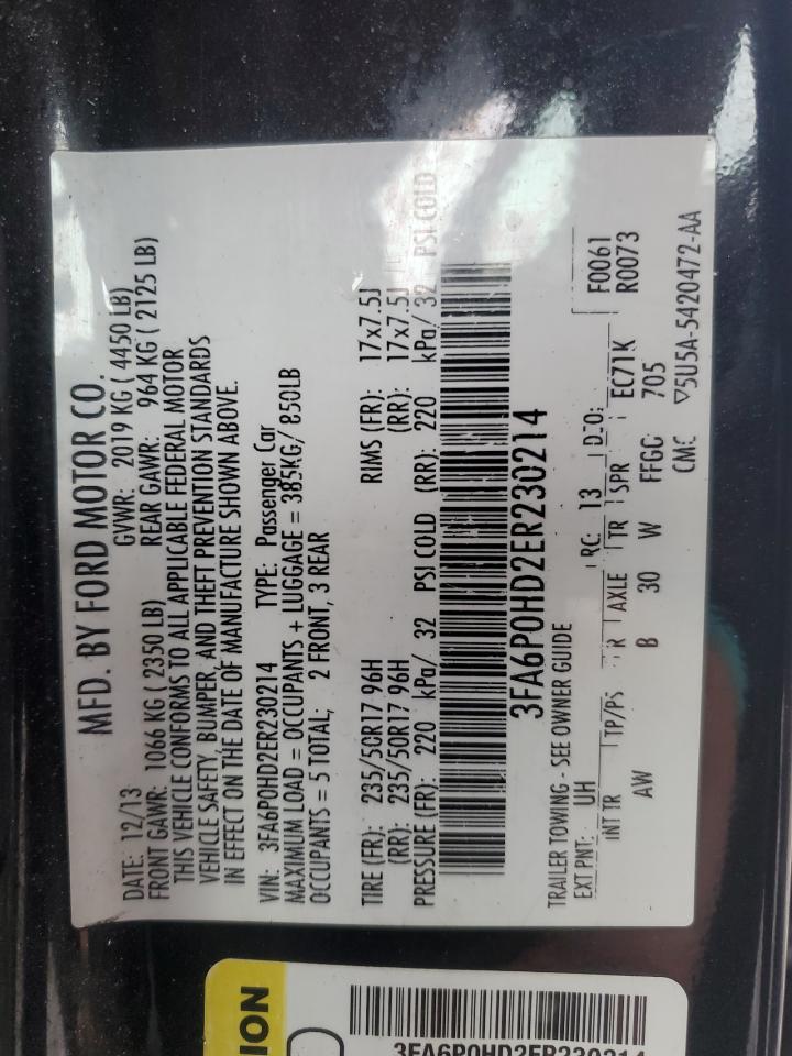 2014 FORD FUSION