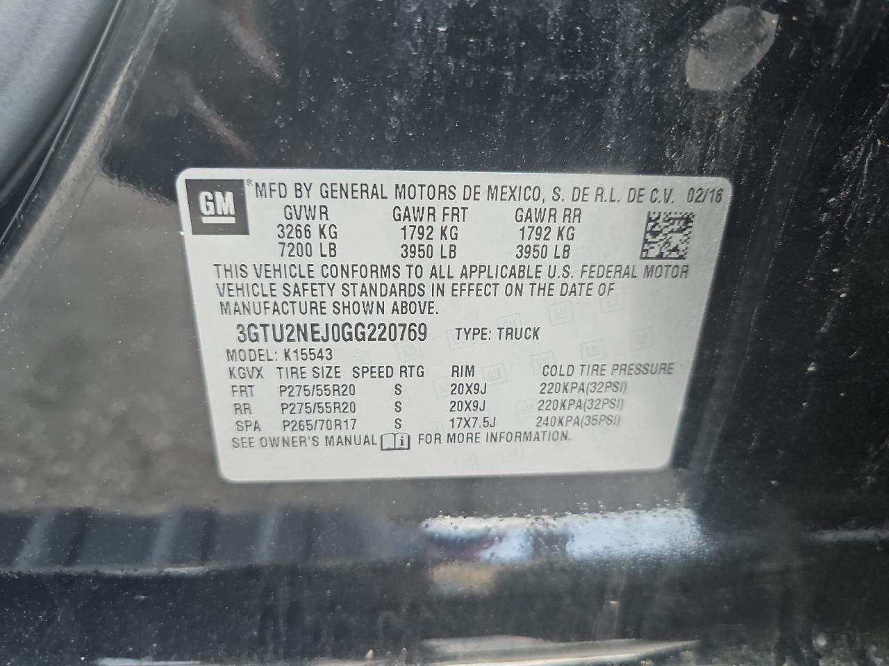 2016 GMC Sierra