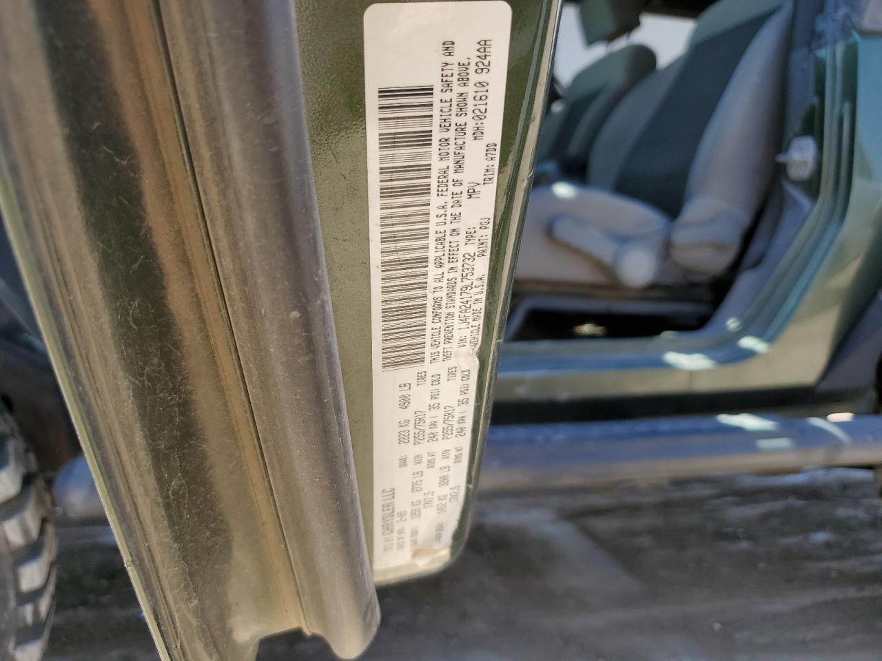 2009 JEEP WRANGLER