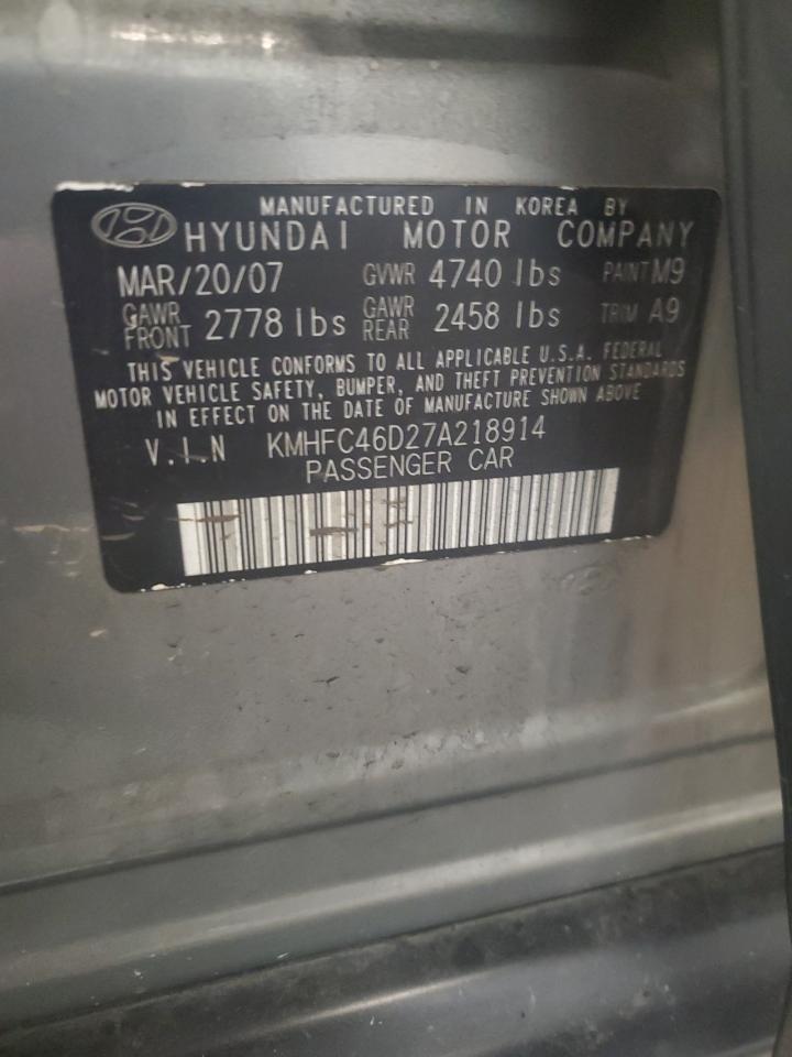 2007 HYUNDAI Azera
