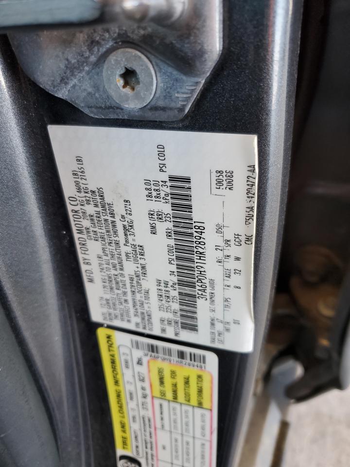2017 FORD FUSION