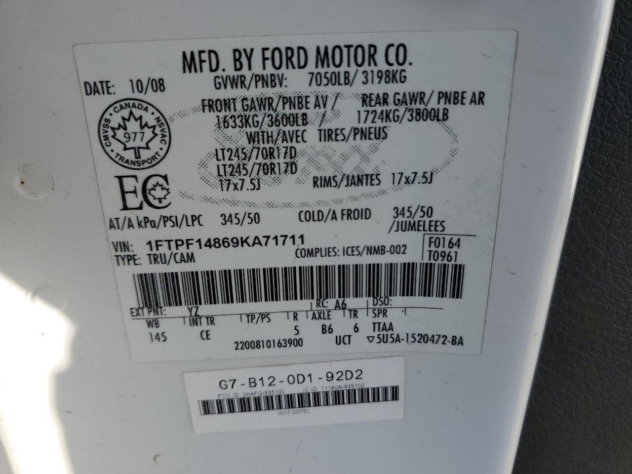 2009 FORD F-150