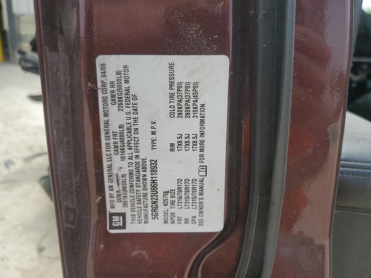 2006 HUMMER H2