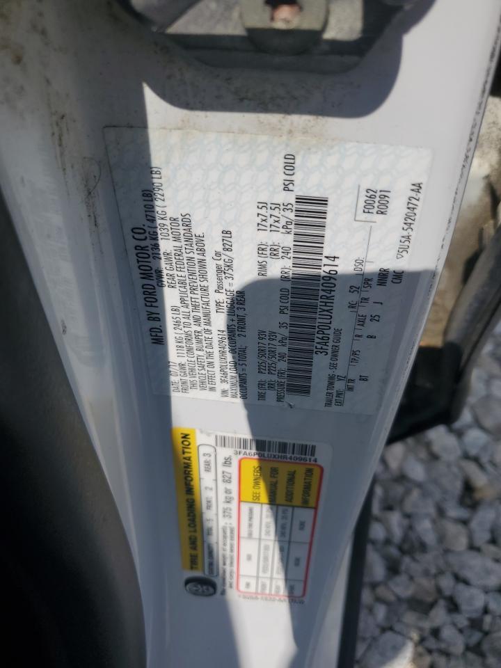 2017 FORD FUSION
